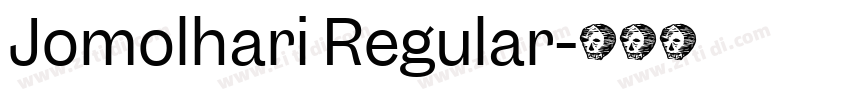 Jomolhari Regular字体转换